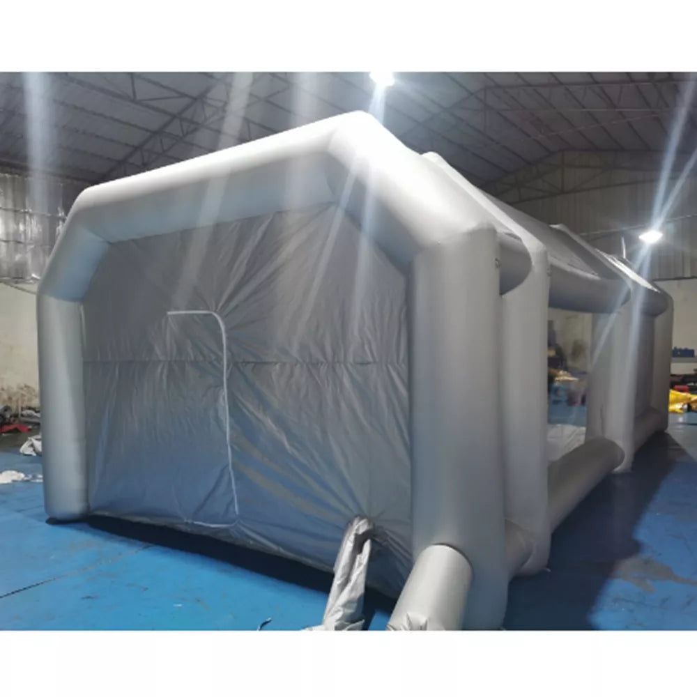 Cabina de pintura inflable portátil con filtro